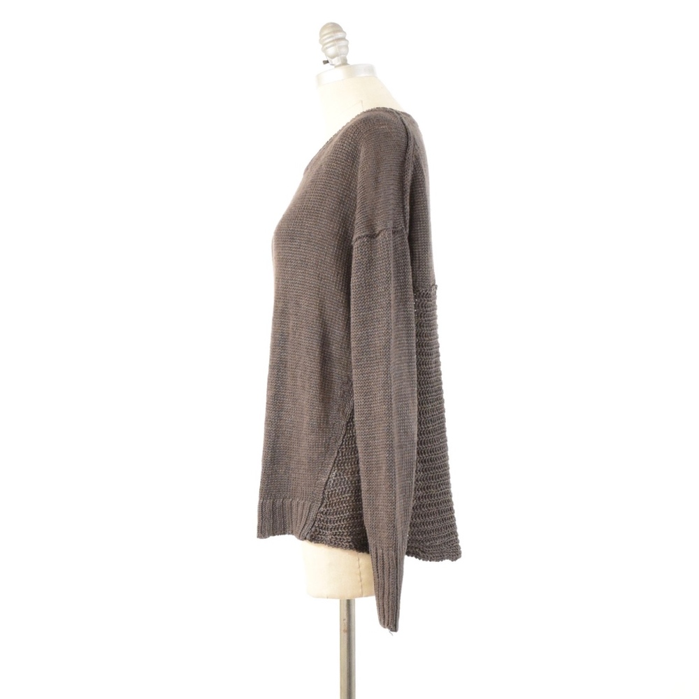 ❌SOLD❌J.Crew Linen Yarn Oversized Beach Sweater - Picture 3 of 7